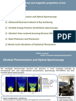 Low-dimensional systems properties with ultrafast spectroscopy