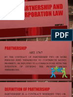 Partnership and Corporation Law