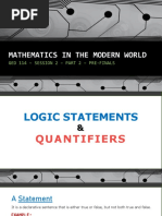 S2P2 Logic Statements and Quantifiers