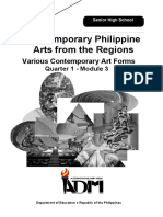 ContemporaryArts12 Q1 Mod3 Contemporary Arts Forms Ver3-1