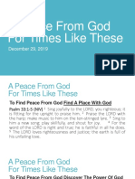 A Peace From God For Times Like These 12 29 2019 PDF