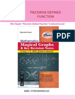 This Chapter "Piecewise Defined Function" Is Taken From Our
