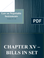 Law On Negotiable Instruments