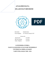 Analisis Korelasi Dan Regresi Kelompok 5