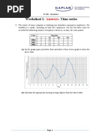 FC301 - ANSWERS Worksheet 1 - Time Series