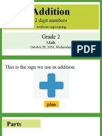 Addition Without Regrouping