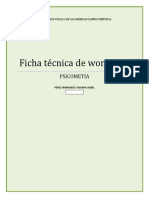 Ficha Técnica de Wonderlic