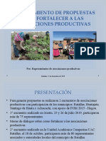 Presentación de Propuestas de Asociaciones Productivas 19