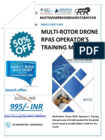 Multi-Rotor Drone Rpas Operator'S Training Manual: #Aatmanirbharbharatabhiyan