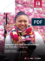 Asia School of Business MBA Brochure 2019 PDF