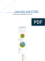 Matriz para Sitio Web CNEE