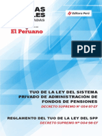 Ley Sistema Privado Administracion Fondo Pensiones PDF