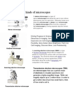 Different Kinds of Microscopes: Stereo Microscope