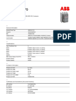 AF400-30-11 100-250V 50/60Hz / 100-250V DC Contactor: General Information