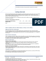 Maximum Over Coating Intervals: Application Guide Hardtop One