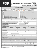 Application For Registration: Taxpayer Type