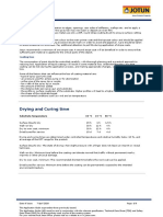 Application Guide Tankguard 412: Drying and Curing Time