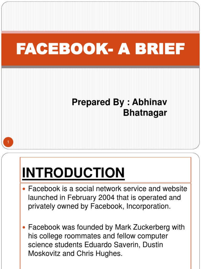 Facebook Pdf Mark Zuckerberg Facebook