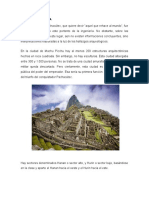 Arquitectura de Machu Picchu