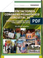 Orientaciones Congreso Pedagogico Circuital 2020 08-11-2020