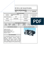 Fichas Técnicas Máquinas 1,2 y 3