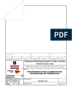 109-D91PC-012 - Procedimiento Calibracion Transmisores de Temperatura Rev 0