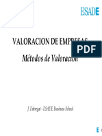 Metodos Valoracion ESADE