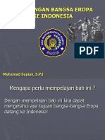 Kedatangan Bangsa Eropa Ke Indonesia PDF