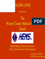 Saline Lock: Health Emergency Medical Services Inc. (Wayne County Medical Control Authority)