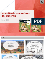 Importância Rochas Minerais