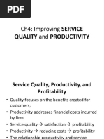 Chapter 4 Improving Service Quality and Productivity PDF