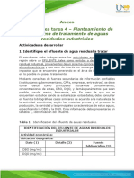 Anexo Intrucciones Tarea 4 - Planteamiento de Un Sistema de Tratamiento de Aguas Residuales Industriales PDF