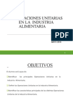 Operaciones Unitarias en Industria de Alimentos PDF de Diapositivas