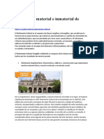 Patrimonio Material e Inmaterial de MEXICO