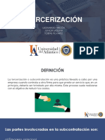 Tercerización PDF