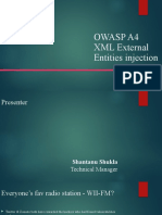 OWASP - A4 XXE Injection