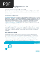 Number of Global Social Media Users 2010-2021: How Many People Use Social Media in The World?