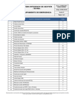 SSYMA-D03.06 Equipamiento de emergencia Anexo IV