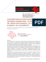 Las Competencias Investigadoras Del Profesor Universitario-Óscar Mas Torelló PDF