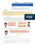 ÁREA MATEMÁTICA SEMANA 34 Miércoles 25 de Noviembre