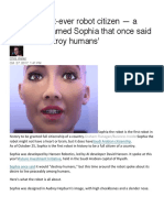 Sophia Article Golem