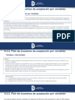 4.4.2 Plan de Muestreo de Aceptacion Por Variables
