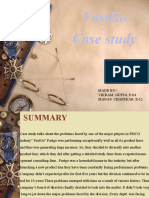 Fastgo Case Study: Made By:-Vikram Gupta E-04 Manas Chafekar E-12