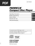 CDX GT200S PDF