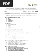 A GALINHA - Verificação da leitura