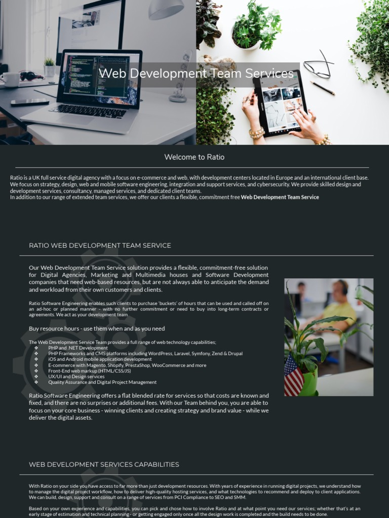 Flexible Web Development Team Services | PDF | Web Development | Web ...