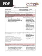 UMF Unit-Wide Lesson Plan Template