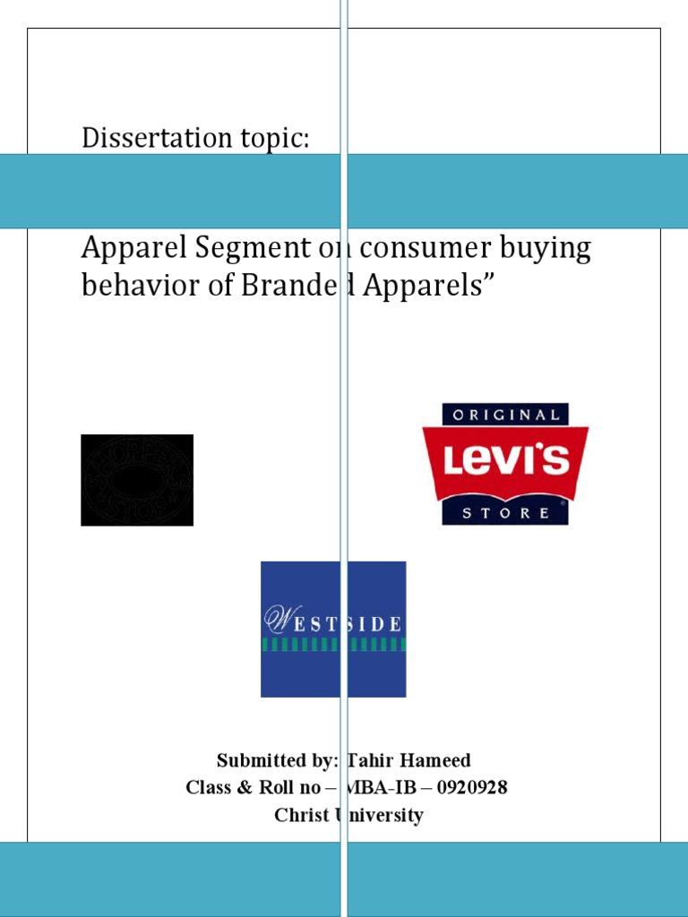 Sales Promotions and Consumer Behavior in Apparel | PDF | Retail | Brand