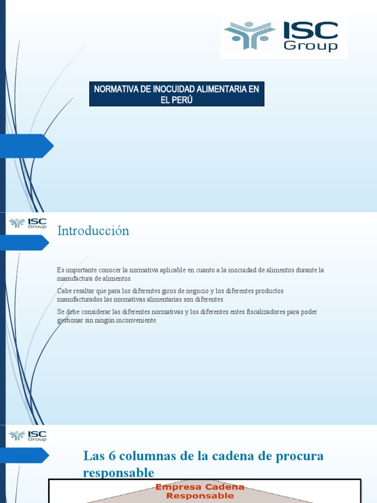 Normativa Inocuidad Alimentaria | PDF | Análisis de Riesgo y Puntos ...