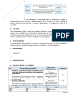 Procedimiento de Análisis e Implementación de La Normativa Regulatoria Vigente en La Empresa